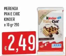 Sisa Kinder Pan e Cioc offerta