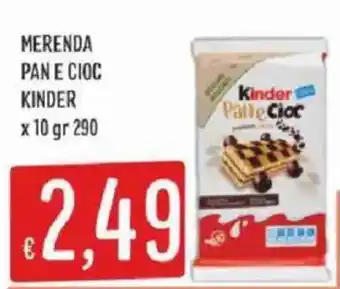 Sisa Kinder Pan e Cioc offerta
