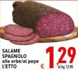 Iper Triscount Salame Spagnolo alle erbe/al pepe offerta