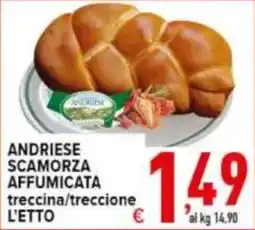 Iper Triscount ANDRIESE SCAMORZA AFFUMICATA offerta