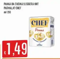 Sisa Panna da cucina/leggera UHT Parmalat Chef offerta