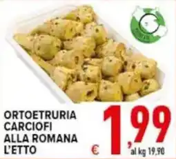 Iper Triscount ORTOETRURIA CARCIOFI ALLA ROMANA L'ETTO offerta