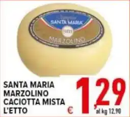 Iper Triscount SANTA MARIA MARZOLINO CACIOTTA MISTA offerta