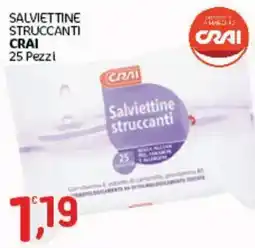 Crai Salviettine struccanti CRAI offerta