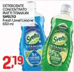 Crai Detergente concentrato piatti titanium Svelto offerta