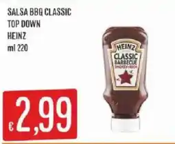 Sisa Salsa BBQ Classic Heinz offerta