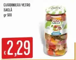 Sisa Giardiniera vetro Saclà offerta
