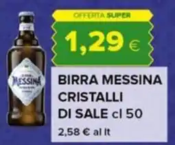 Oasi Birra Messina Cristalli offerta