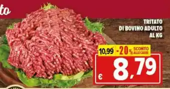 Iper Triscount TRITATO DI BOVINO ADULTO offerta