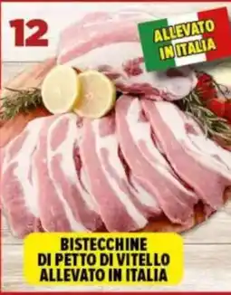 Iper Triscount Bistecchine di petto di vitello offerta