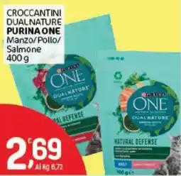 Crai Crocchettini DualNature Purina One offerta