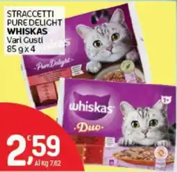 Crai Straccetti Pure Delight Whiskas offerta