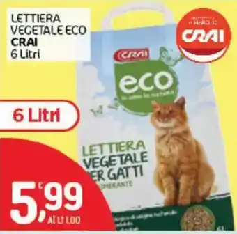 Crai Lettiera vegetale eco Crai offerta