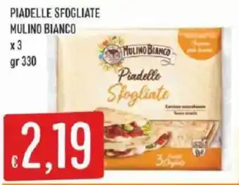 Sisa Piadelle Sfogliate Mulino Bianco offerta