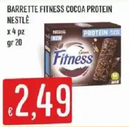 Sisa Barrette Fitness Cocoa Protein Nestlé offerta