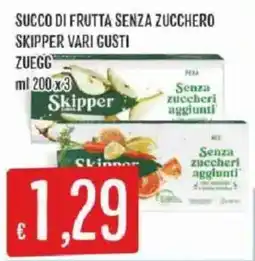 Sisa Succo di frutta senza zucchero Skipper offerta