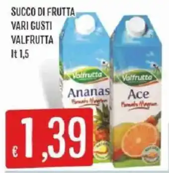 Sisa Succo di frutta Valfrutta offerta