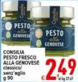 Iper Triscount Consilia Pesto Fresco alla Genovese classico offerta