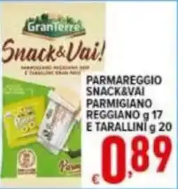 Iper Triscount Snack&Vai! Parmareggio offerta