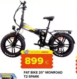 Oasi Fat bike 20" monroad T2 spark offerta
