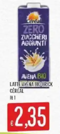 Sisa Latte avena bio brick Céréal offerta