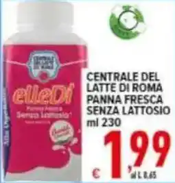 Iper Triscount elleDi Panna Fresca Senza Lattosio offerta