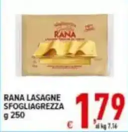 Iper Triscount RANA LASAGNE SFOLIAGREZZA offerta