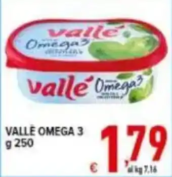 Iper Triscount Vallé Omega 3 offerta
