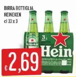 Sisa Birra bottiglia Heineken offerta