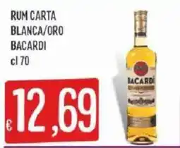 Sisa Rum Carta Blanca/Oro Bacardi offerta