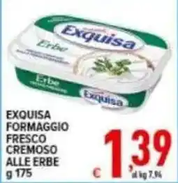 Iper Triscount Exquisa Formaggio Fresco Cremoso Alle Erbe offerta