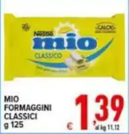 Iper Triscount Mio Formaggini Classici offerta