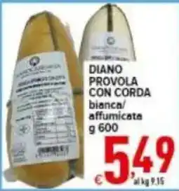 Iper Triscount DIANO PROVOLA CON CORDA bianca/affumicata offerta
