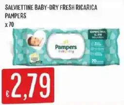 Sisa Salviettine Baby-Dry Fresh Ricarica Pampers offerta