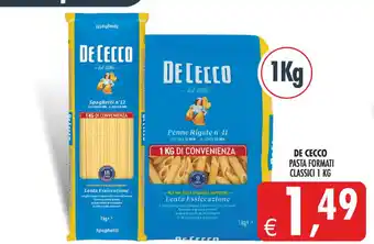 Deco Superstore DE CECCO PASTA FORMATI CLASSICI offerta