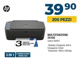 Sinergy hp MULTIFUNZIONE 2910E offerta