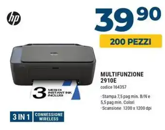 Sinergy hp MULTIFUNZIONE 2910E offerta