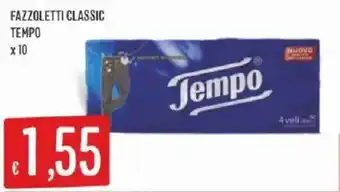 Sisa FAZZOLETTI CLASSIC TEMPO offerta