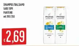 Sisa Shampoo/Balsamo Pantene offerta