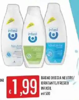 Sisa BAGNO DOCCIA NEUTRO/IDRATANTE/FRESCO INFASIL offerta