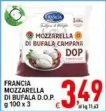 Iper Triscount FRANCIA MOZZARELLA DI BUFALA D.O.P. offerta