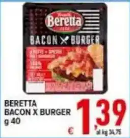 Iper Triscount Beretta Bacon x Burger offerta