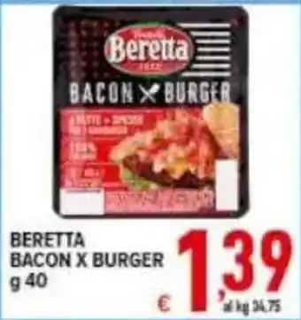 Iper Triscount Beretta Bacon x Burger offerta