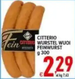 Iper Triscount CITTERIO WURSTEL WUOI FEINWURST offerta