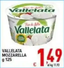 Iper Triscount Vallelata Mozzarella offerta