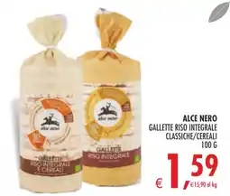 Deco Superstore ALCE NERO GALLETE RISO INTEGRALE offerta