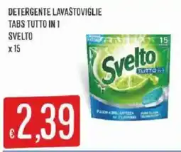 Sisa Detergente lavastoviglie tabs tutto in 1 Svelto offerta