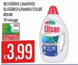 Sisa Detersivo lavatrice classico Dixan offerta