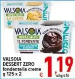 Iper Triscount VALSOIA DESSERT ZERO offerta