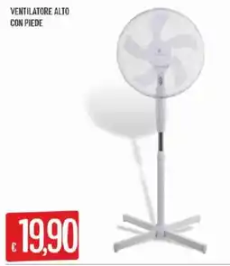 Sisa VENTILATORE ALTO CON PIEDE offerta